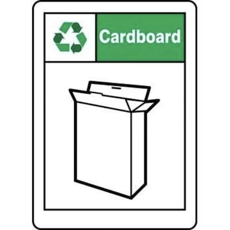 Accuform CHEMICAL DRUM SIGN EMPTY 7 in  X 10 in MCPG583VA